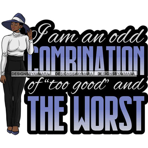 Fashion Woman Melanin Bad Ass Life Quotes .SVG Cutting Files For Silhouette Cricut and More!