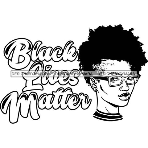 Black Lives Matter Humanity Social Protest Justice Racism Movement SVG PNG JPG Vector Cutting Files