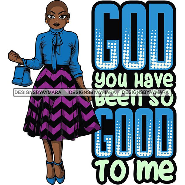 Afro Lola Classy God Lord Faith Prayers Quotes .SVG Clipart Cutting Files For Silhouette and Cricut and More!