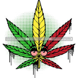 Weed Leaf Dope Cannabis Medical Marijuana Joint Blunt High Life SVG Cutting Files