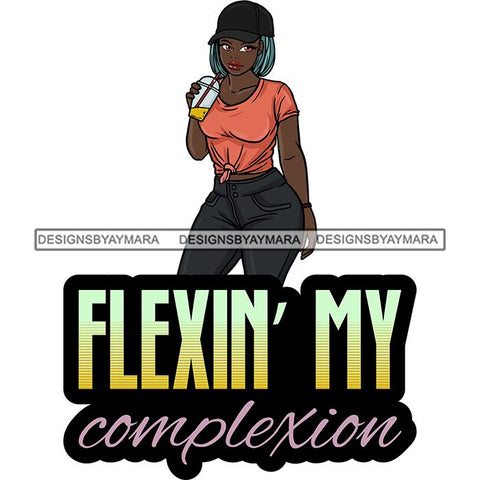 Fashion Woman Melanin Bad Ass Life Quotes .SVG Cutting Files For Silhouette Cricut and More!