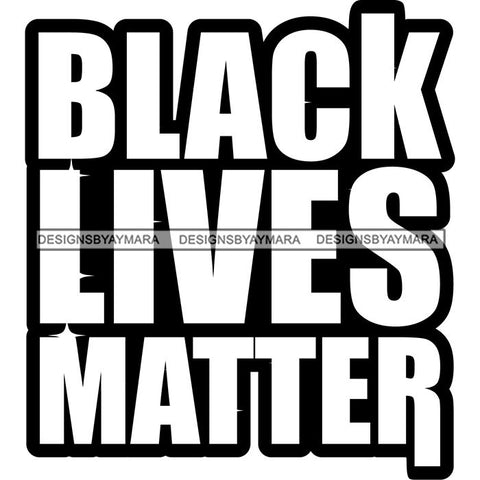 Black Lives Matter Humanity Social Protest Justice Black-Owned Businesses SVG PNG JPG Vector Cutting Files