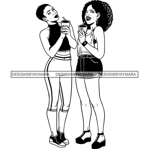 Best Friends Forever Girls Women Ladies Buddy Sister Girlfriends SVG Files For Cutting and More!