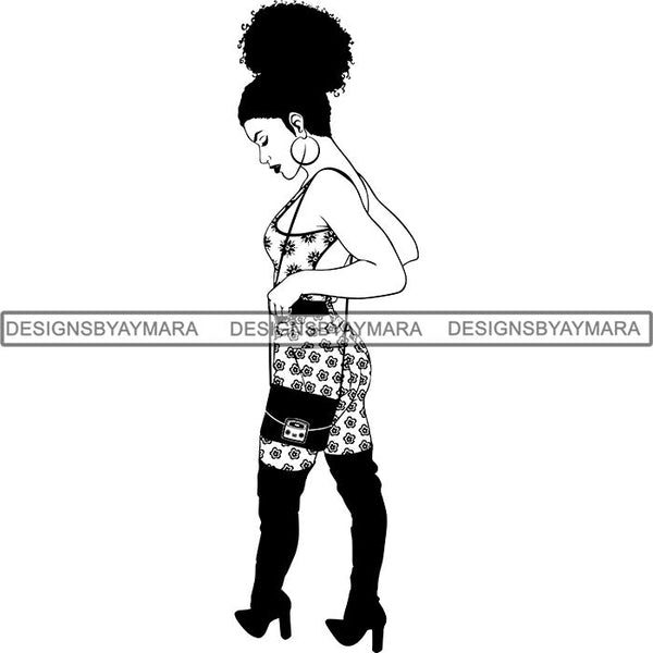 Afro Woman SVG Goddess Dope Diva Melanin .SVG Cut Files For Silhouette and Cricut