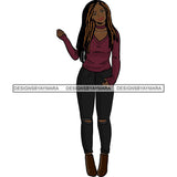 Fashion Diva Glamour Afro Woman Classy Sexy Lady SVG PNG JPG Vector Files For Cutting and More