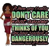 Afro Beautiful Classy Lady Educated Successful Woman Life Quotes SVG Files For Cutting and More!
