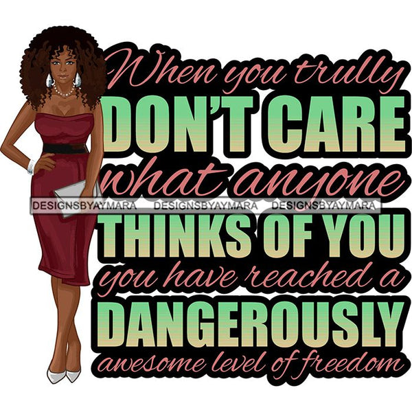 Afro Beautiful Classy Lady Educated Successful Woman Life Quotes SVG Files For Cutting and More!
