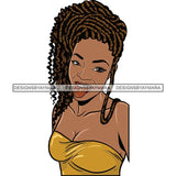 Afro Woman Goddess Braids Dreads Diva Melanin Love Sensual .SVG Cut Files For Silhouette and Cricut and More!