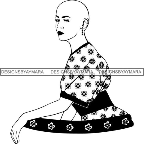 Afro Latina Woman SVG Cutting Files For Silhouette Cricut and More