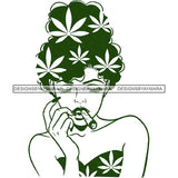 Weed Leaf Dope Cannabis Medical Marijuana Joint Blunt High Life SVG Cutting Files