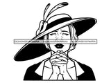 Classy Lady Praying God SVG Cut Files For Silhouette Cricut and More.