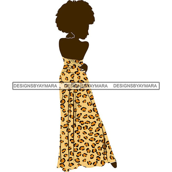 Sensual African Artwork Proud Roots Goddess Safari Savanna Africa Continent Exotic Environment  SVG Files For Cutting and More!