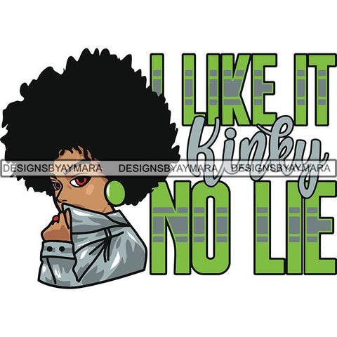 Afro Melanin Popping Lola Kinky Hair God Quotes SVG Cutting Files For Silhouette Cricut and More