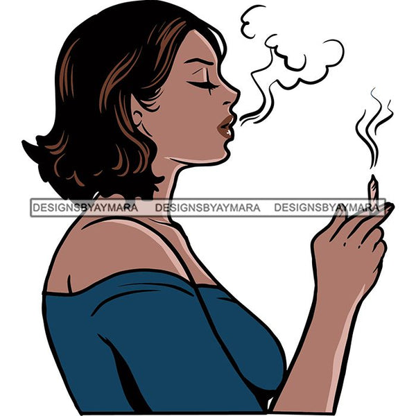 Marijuana Smoking Pot Joint Blunt Stoned High Life Weed Leaf Grass Relax Chill SVG Cutting Files