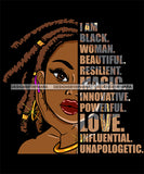 Bundle 5 Afro Black Women Phenomenally Black Melanin Queen Nutrition Facts Unapologetically Dope Quotes Diva Layered SVG Cut Files For Silhouette Cricut and More!