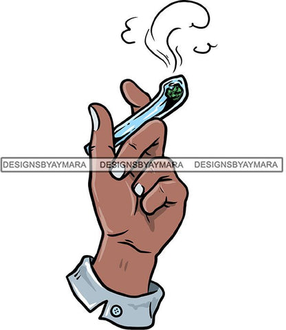 Marijuana Smoking Pot Joint Blunt Stoned High Life Weed Leaf Grass Relax Chill SVG Cutting Files