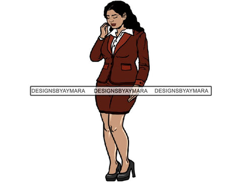 Classy Boss Lady PNG File For Print Not For Cutting
