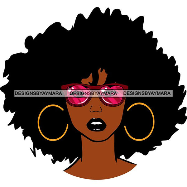 Afro Boss Lady Dope Diva Glamour Hot Sellers Designs .SVG Cutting Files