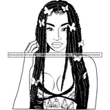 Afro Lady Black Goddess Melanin Dark Latina Morena SVG Files For Cutting and More!