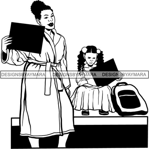 Back to School Kid Student Education Supplies .SVG Cut Files for Silhouette and Cutting