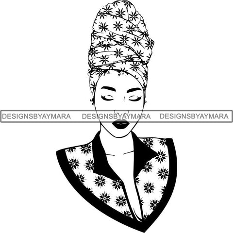 Afro Beautiful Woman Goddess Diva Classy Lady .SVG Cut Files For Silhouette and Cricut
