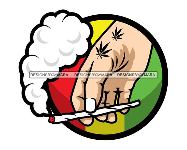 Weed Leaf Grass Medical Marijuana Hemp Pot Joint Blunt Cannabis Hashish Stoned High Life SVG Cutting Files