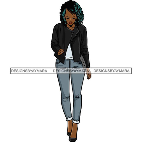 Fashion Diva Glamour Afro Classy Sexy Lady SVG PNG JPG Vector Files For Cutting and More