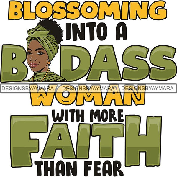 Boss Lady Afro Melanin Successful Black Woman Quotes SVG Cutting Files For Silhouette Cricut and More