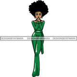 Afro Lola Boss Lady Quotes SVG Cutting Files For Silhouette Cricut and More