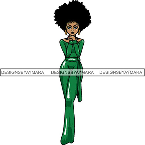 Afro Lola Boss Lady Quotes SVG Cutting Files For Silhouette Cricut and More