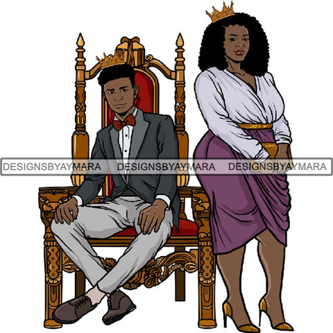 King and Queen Rey Reina Couple Life Goals PNG Print Files Not For Cutting