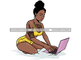 Tattoo Nubian Goddess PNG Files For Print Not For Cutting