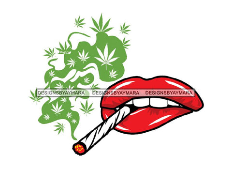 Weed Leaf Grass Medical Marijuana Hemp Pot Joint Blunt Cannabis Hashish Stoned High Life SVG Cutting Files