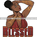 Dope Diva Blessed Life Quotes SVG Cutting Files For Silhouette Cricut and More