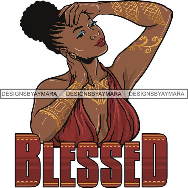 Dope Diva Blessed Life Quotes SVG Cutting Files For Silhouette Cricut and More