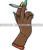 Marijuana Smoking Pot Joint Blunt Stoned High Life Weed Leaf Grass Relax Chill SVG Cutting Files