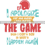 Football Quotes SVG Cutting Files For Cricut Silhouette and More.