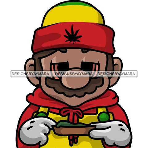 Rasta High Life Smoking Weed Everyday 420 Cannabis Pot Head Weed Leaf Grass Marijuana Joint Blunt Stoned SVG Cutting Files