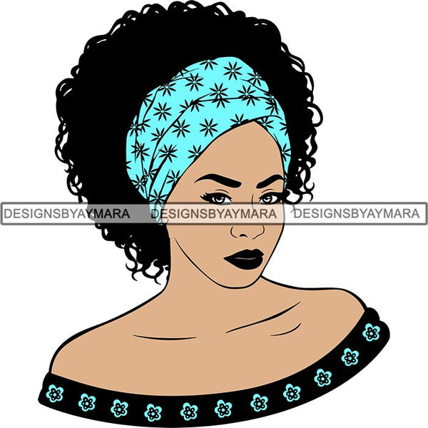 Afro Woman SVG Melanin Nubian Color Cutting Files