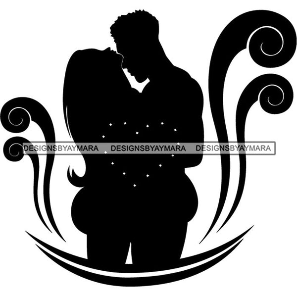 Happy Couple Relationship Goals Soulmates Man Woman Together Marry True Love SVG Cutting Files