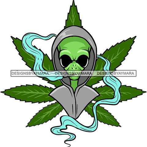 Ganja Narcotic Joint Blunt Weed Leaf Hydroponics Cannabis Woman Smoking Grass Marijuana SVG Cut Files