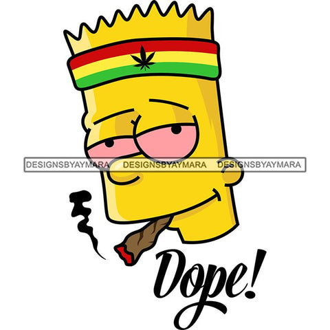 Rasta Weed Leaf Joint Blunt Pot Cannabis Hashish Grass Marijuana Medicinal Hemp Stoned High Life SVG Cutting Files