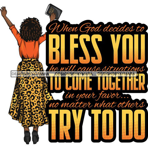 Afro Lola Praying Begging Asking God Lord Faith Strength Quotes .SVG Vector Clipart Cutting Files For Silhouette Cricut and More!