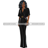 Bundle 6 Classy Afro Woman African American Goddess SVG PNG JPG Cutting Files