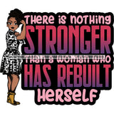Afro Lola Strong Lady We can Do It Woman Power Flexing Arms Believe in Yourself Quotes .SVG Cutting Files For Silhouette and Cricut and More!