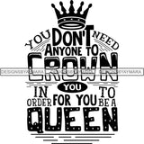 Black Queen Nubian Melanin Quotes .SVG Files For Silhouette and Cricut