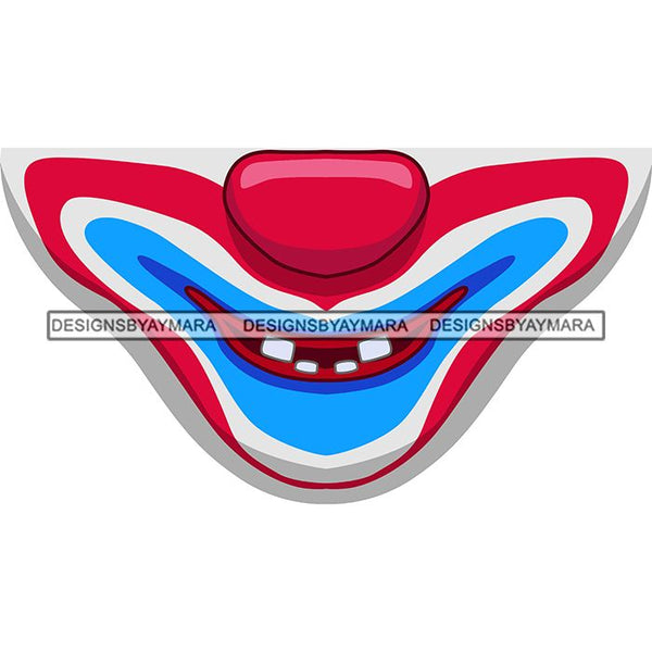 Funny Half Face Cute Designs For Mask Virus Protection SVG Cutting Files