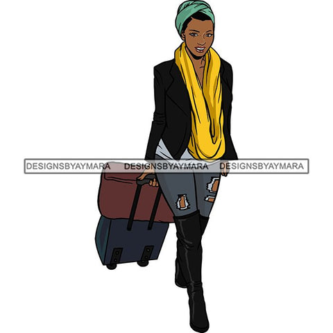 Fashion Diva Glamour Afro Woman Classy Sexy Lady SVG PNG JPG Vector Files For Cutting and More