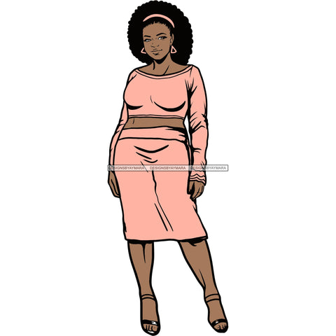 Afro Woman SVG Melanin Nubian Color Cutting Files