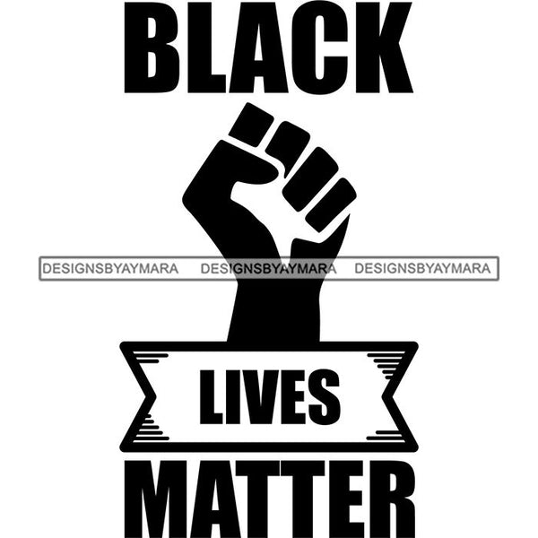Black Lives Matter Humanity Social Protest Justice Black-Owned Businesses SVG PNG JPG Vector Cutting Files